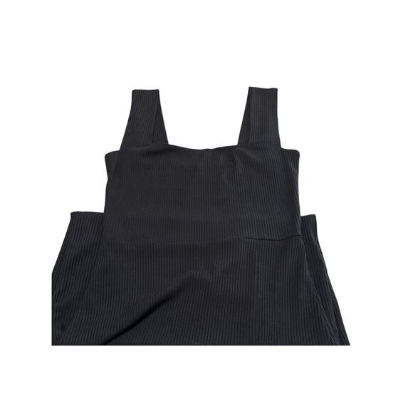 Reformation Cassi Black Square Neck Ribbed Knit Midi Size S - Picture 9 of 15